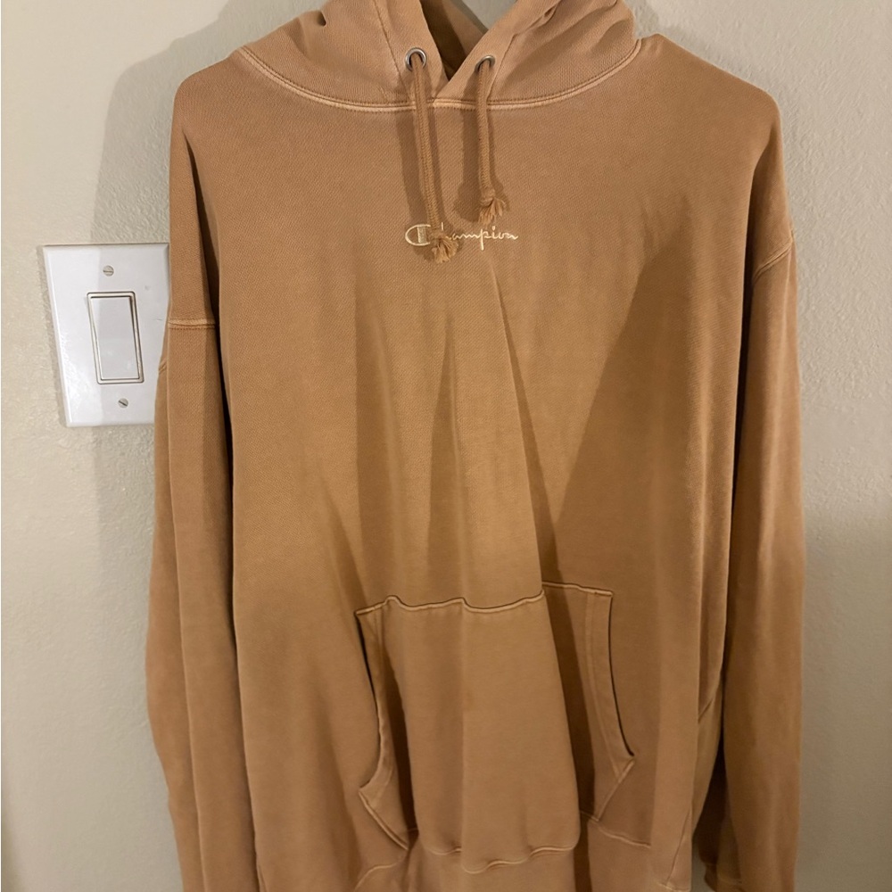 Champion Men's Brown Hoodie Sweater